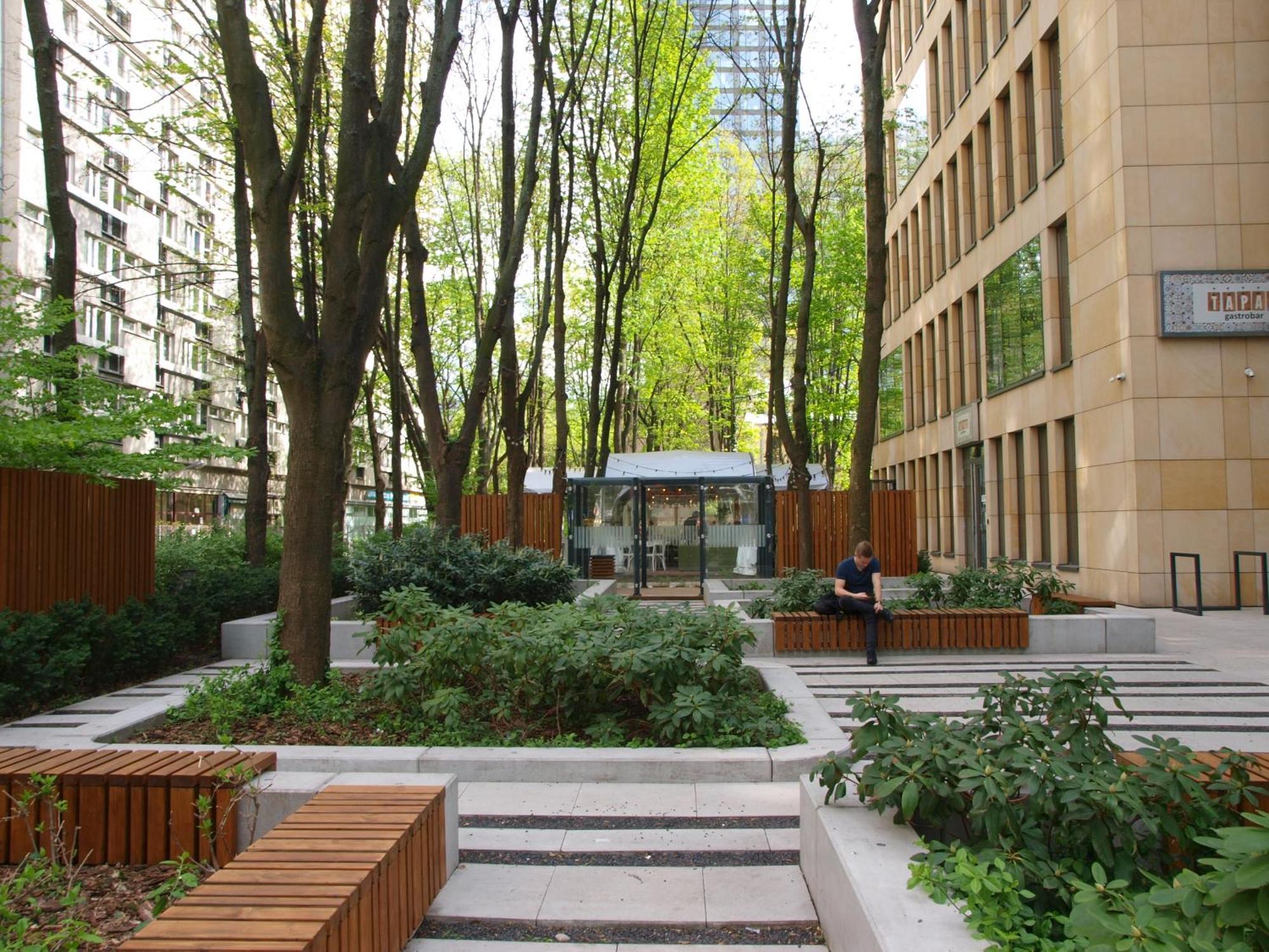 Apartament Rondo Onz วอร์ซอ ภายนอก รูปภาพ